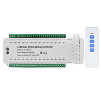 Contrôleur LED Smart Home avec capteur Pir automatique prend en charge 28 lumières de marche Certificat CE de type manuel pour escalier