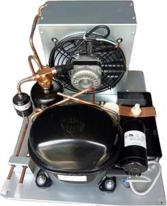 Unités de condensation de refroidisseur liquide à économie d'énergie DC 110V R-404A, pièces détachées pour congélateur, large compatibilité, nouveau, fabriqué en Chine - Product Image 4