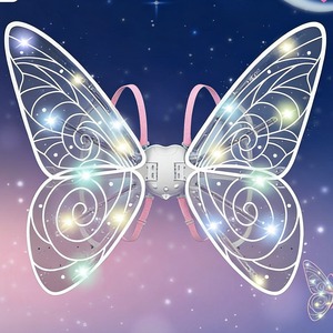 Set di ali da fata elettriche in plastica all'ingrosso per costumi fai da te con musica per ragazze, accessori per palcoscenico - Product Image 5