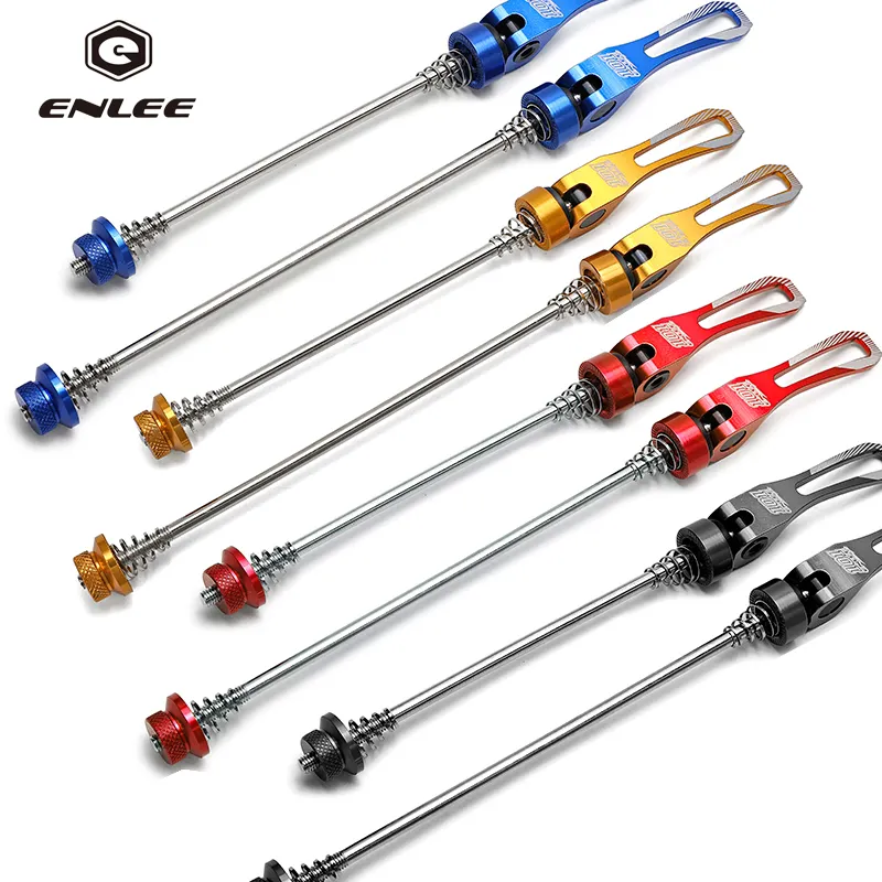 ENLEE Steel Alloy Bicycle Quick release 4 colors Bike Quick Release lever Bike Spare Parts