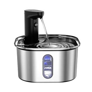 Autre fontaine à eau intelligente pour animaux de compagnie, distributeur automatique en acier inoxydable 304 pour chats, modèle à capteur sans fil - Product Image 2