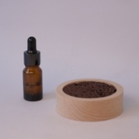 Personnalisez LOGO Base en bois de hêtre avec un diffuseur de roche lave portable de qualité pour huiles essentielles
