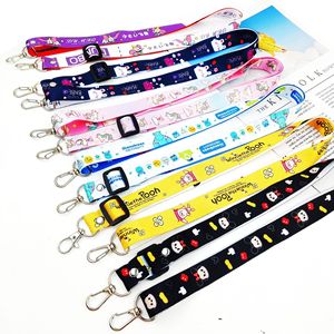 Cute Cartoon High Quality Custom Pattern Card Holder Promotional Lanyards Kids