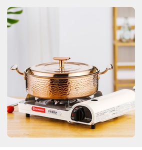 Marmite de cuisson portable haut de gamme en acier inoxydable 304 à conduction rapide pour salle à manger et réceptions - Product Image 5