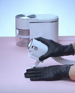 Extractor de polvo de uñas de nuevo diseño 2025, máquina perforadora portátil de alta calidad <span class=keywords><strong>2</strong></span> en 1, Colector de vacío de uñas extraíble de plástico - Product Image 3