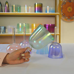 HF 오로라 진주 핸드 홀드 클리어 크리스탈 노래 그릇 치유 소리 목욕 석영 크리스탈 손잡이 노래 그릇 명상 소리 그릇 - Product Image 4