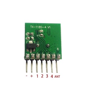 433 Mhz mini không dây RF điều khiển từ xa 1527 EV1527 Mã học tập 433 Mhz transmitter cho cổng nhà để xe cửa báo động ánh sáng điều khiển - Product Image 2