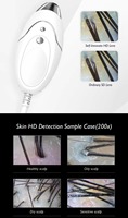 Analyseur de cheveux HD ABS 10,1 pouces avec détecteur de cuir chevelu et lentille 50x/200x pour la détection de la perte de cheveux et des follicules, idéal pour la maison et les salons de beauté