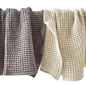 Wholesale Custom 38*64 cm 55 gram/piece check stock ready cotton terry tea <b>waffle</b> woven cloth cleaning kitchen dish towels - Product Image 6