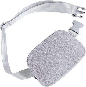 <b>Hot</b> Selling Autumn and Winter Plush Adjustable Crossbody Everywhere Travel Sports <b>Belt</b> Bag Fanny Pack Waist Bag - Product Image 2