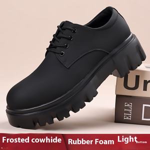 <span class=keywords><strong>Zapatos</strong></span> oficiales de oficina negros de goma EVA de piel de vaca de dos capas mojados 38-44 para <span class=keywords><strong>hombre</strong></span>, <span class=keywords><strong>zapatos</strong></span> de vestir de negocios de verano para <span class=keywords><strong>hombre</strong></span>, <span class=keywords><strong>zapatos</strong></span> de cuero para <span class=keywords><strong>hombre</strong></span> - Product Image 5