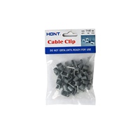 Clips de câble plat et clips à clous PE de marque Wenzhou HONT 9 mm Noir Blanc Gris Accessoires électriques de qualité supérieure 100 pièces/sac