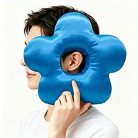 Coussin d'oreille perforé sans pression pour dormeurs latéraux, soulagement de la douleur auriculaire avec soutien cervical