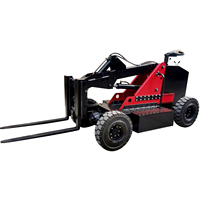 Nouveau chariot élévateur tout-terrain robuste pour système de levage de fûts hydrauliques industriels, capacité tout-terrain pour la manutention de fûts d'huile