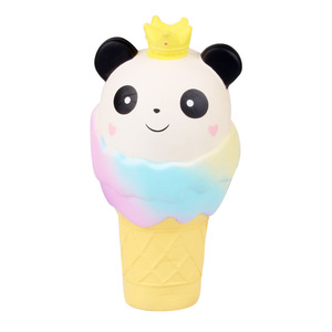 Panda Ice Cream <b>Squishy</b> Toy TPE 5-7 Years Unisex Fidget Toy Desk Decor - Product Image 1