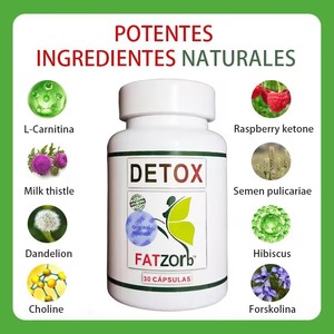 Cápsulas para Adelgazar <span class=keywords><strong>Fatzorb</strong></span> OEM, Ingredientes Naturales, Suplemento Saludable para Quemar Grasa, Fórmula para Adultos, No Apto para Embarazadas - Product Image 2