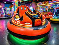 Voiture tamponneuse gonflable Magic Amusement, construction en fibre de verre et PVC, utilisation extérieure/intérieure, attraction pour centre commercial, couleurs de rêve, nouveauté
