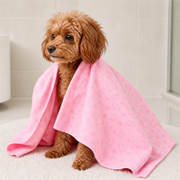 CHONGTONGPET CTP-382 PVA Chamois Ecologisch Zachte Hondendeken Super Absorberend Hond Kat Badhanddoek Snel Droogende Verzorging 66x43cm