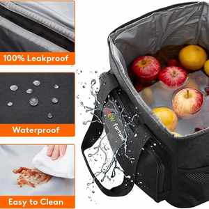 Nouveauté : Sacs isothermes modernes imprimés en sérigraphie, avec logo personnalisé, bandoulière imperméable, prix usine - Product Image 2