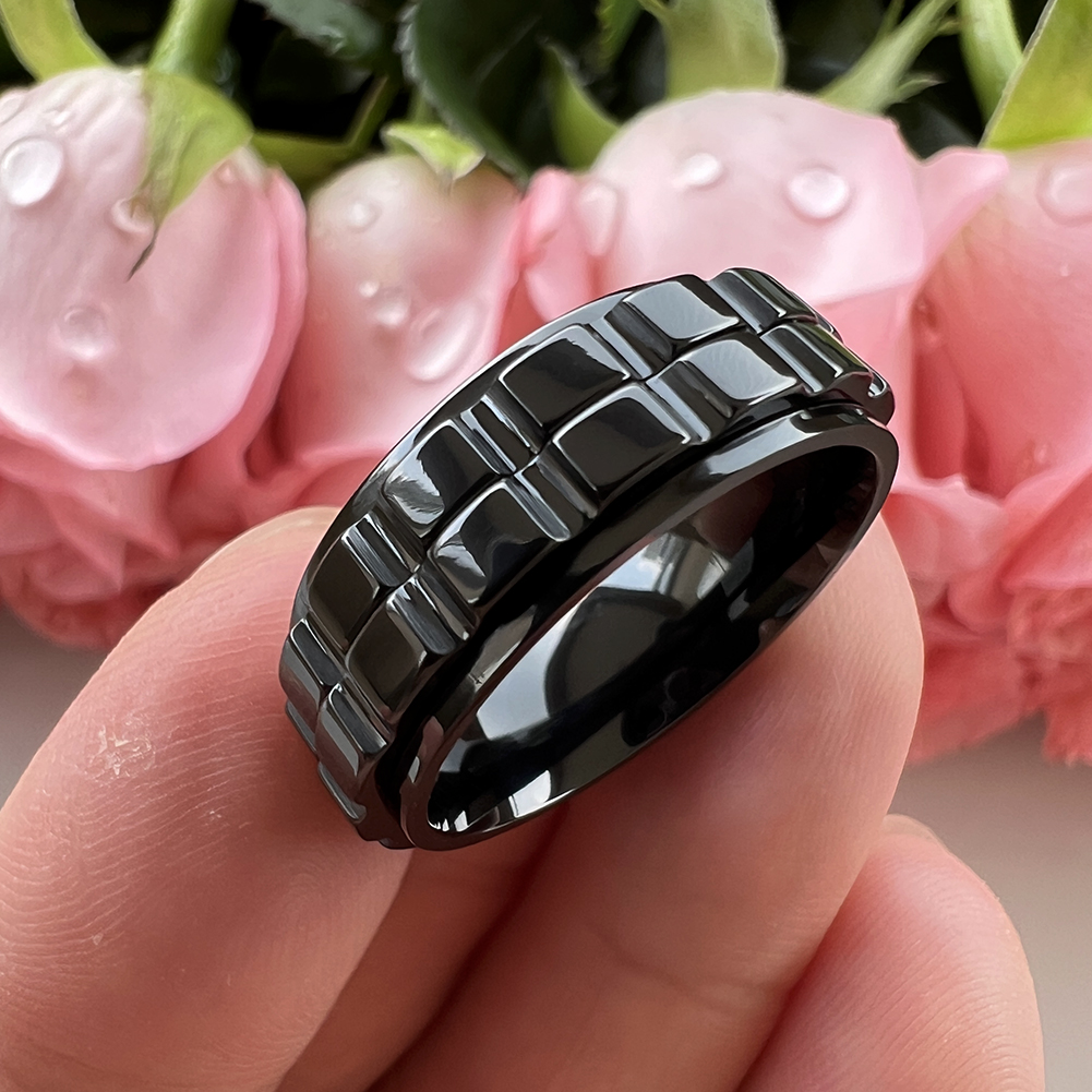 finger ring dark blue