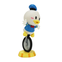 Figurine de canard en résine personnalisée style Q, modèle monocycle, statue de personnage de dessin animé, poupée de collection, décoration d'intérieur