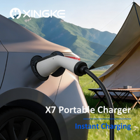 Station de recharge pour voiture à domicile Xingke X7 3,5 kW 16A Chargeur EV portable GB/T Type 1 Type 2 Plug and Play