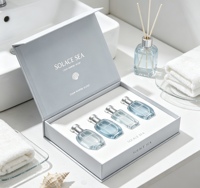 Vente en gros de cartons rigides magnétiques personnalisés de luxe avec insert en mousse pour coffret de parfum, emballage cadeau pour cosmétiques et parfums