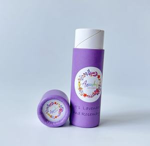 Tubo de papel Kraft amarillo de 10ml hecho a mano, contenedor de desodorante de loción de lápiz labial ecológico reciclable, embalaje de desaparición personalizado - Product Image 3