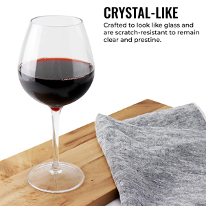 Juego de Copas de Vino Tinto de Cristal con Tallo Medio, Precio al por Mayor, para Fiestas, con Caja de Regalo - Product Image 6