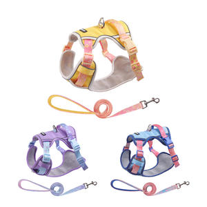 Rompi <span class=keywords><strong>Harness</strong></span> kucing model baru, rompi jaring bersirkulasi, jaring, warna berbeda, harga pabrik, tali <span class=keywords><strong>Harness</strong></span> kucing - Product Image 2