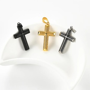 Stainless Steel Vintage <b>Cross</b> <b>Pendant</b> For Necklace Women <b>Men</b> Small Religious Pray <b>Pendants</b> Jewelry Gifts - Product Image 1