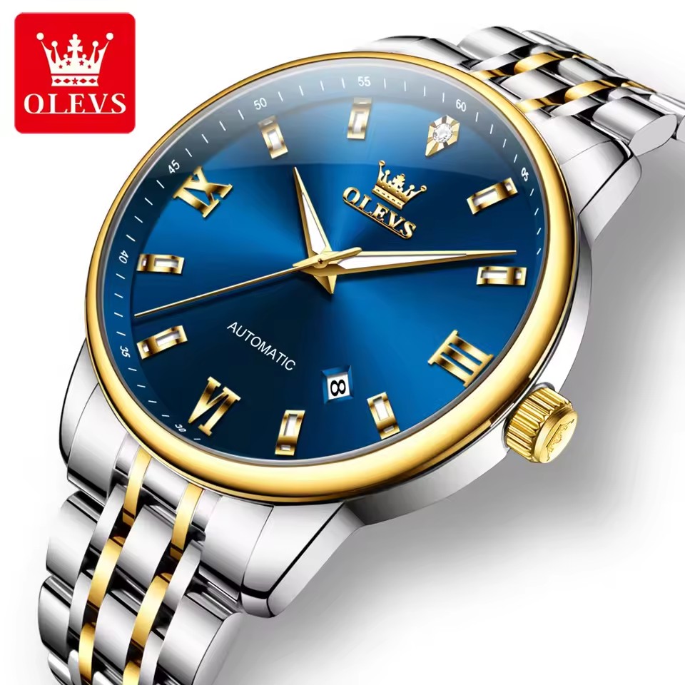 4 cassa oro quadrante blu