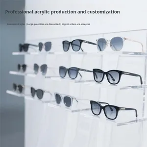 Hiện đại xuyên biên giới <span class=keywords><strong>Acrylic</strong></span> nhiều lớp kính hiển thị giá lưu trữ đơn giản giá bán buôn Kính mát Kính mát hiển thị giá - Product Image 1