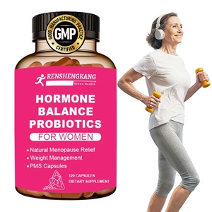 Probióticos <span class=keywords><strong>para</strong></span> el Equilibrio Hormonal <span class=keywords><strong>para</strong></span> Mujeres, Personalizables OEM ODM, Más Vendidos, Alivio Natural <span class=keywords><strong>para</strong></span> <span class=keywords><strong>la</strong></span> Menopausia, Control de Peso, Cápsulas <span class=keywords><strong>para</strong></span> el SPM - Product Image 1