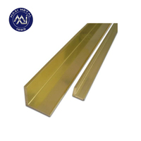 Barre en laiton Hpb59-1 Taille personnalisée Barre d'angle en L en laiton