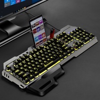 Clavier de jeu GK70, touches flottantes, rétroéclairage filaire, plaque métallique, avec repose-poignets et bouton détachables, clavier de jeu pour joueurs