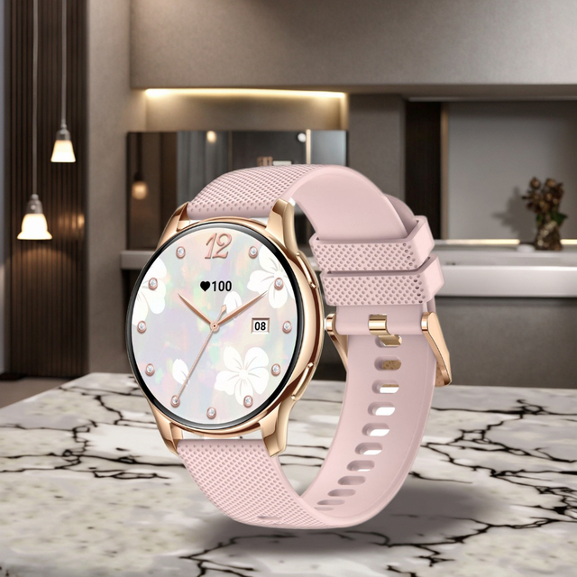 Y11 1.32 Inch Amoled Smart Watch for Women Touch Screen Real-Time Heart Rate Detection Healthy Activity Tracker Fitpro