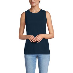 Débardeur en coton Supima pour femme, 100% coton tricoté, respirant, sans manches, pour un usage décontracté - Product Image 1