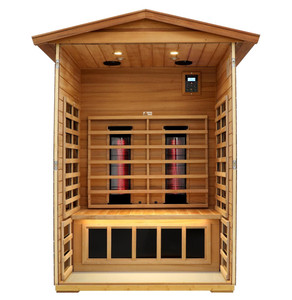 Tùy Chỉnh Tốt Nhất Bán Ngoài Trời Gốm Ống Nóng 2-4 Người Hồng Ngoại Xa Phòng Tắm Hơi Cho Nhà - Product Image 2