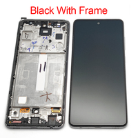 Pantalla Táctil LCD Super OLED de Repuesto para A52 4G, Pantalla LCD Original A52S A52 5G con Huella Dactilar para Samsung A525B F