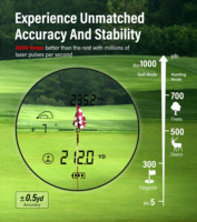 Télémètre laser ARTBULL 1000m pour activités de plein air, escalade, chasse, golf