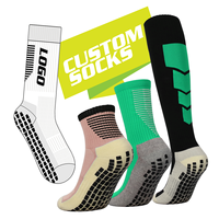 Chaussettes antidérapantes de sport de performance Chaussettes athlétiques de football pour hommes Chaussettes de football antidérapantes pour enfants