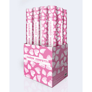 Dimensione personalizzabile 50 cm rosso cuore coriandoli cannone di carta per feste e matrimoni - Product Image 3