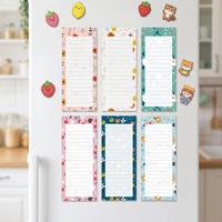 Bloc-notes magnétique coloré en gros, couverture attrayante pour les ventes en ligne, bloc-notes mignon pour réfrigérateur pour les vendeurs e-commerce