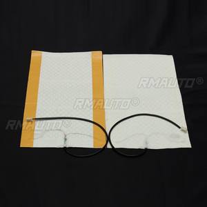 2 housses de siège chauffantes universelles pour voiture 12V, en fibre de carbone, coussin chauffant pour siège de voiture, chauffage pour l'hiver, tapis chauffant - Product Image 3