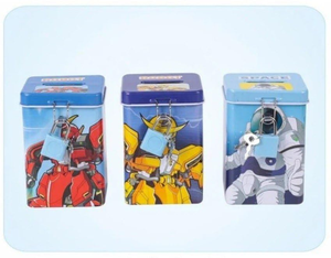 Tirelire en métal personnalisée pour enfants, boîte de rangement en fer blanc, coffre-fort à monnaie, vente en gros - Product Image 5