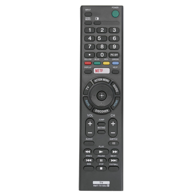 New RMT-TX100U Replace Remote Control for Sony TV KDL-75W850C KDL-65W850C KDL-55W850C XBR-65X810C XBR-55X810C XBR-75X910C