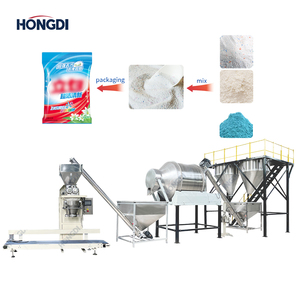 Línea de Producción de Detergente para Ropa Totalmente Automática, con Máquinas Auxiliares de Mezcla, Transporte y Empaquetado, Capacidad de 50 kg - Product Image 2