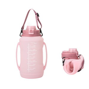 Dành cho người lớn Thể Thao Silicone ráp 2L chai nước có thể gập lại chai không độc hại Silicone có thể gập lại uống chai - Product Image 3