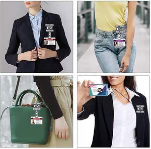 Drôle <span class=keywords><strong>je</strong></span> <span class=keywords><strong>ne</strong></span> <span class=keywords><strong>sais</strong></span> <span class=keywords><strong>pas</strong></span> <span class=keywords><strong>je</strong></span> viens de travailler ici infirmière rétractable Badge bobine acrylique ID nom porte-carte avec Clip médical Badge boucle cadeau - Product Image 5